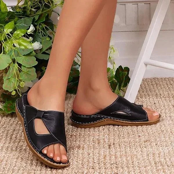 🔥49% RABATT – Ledersandalen mit Fußgewölbeunterstützung