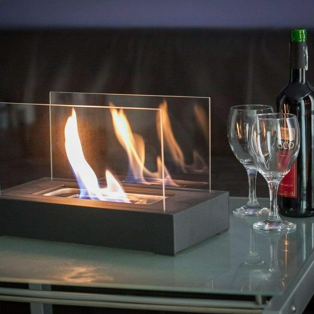FireGlow – Luxuriöser Tischkamin für Innen & Außen