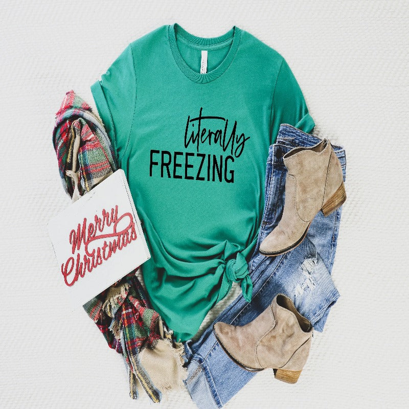 Wörtlich Gefrierendes Shirt, Weihnachtshemd