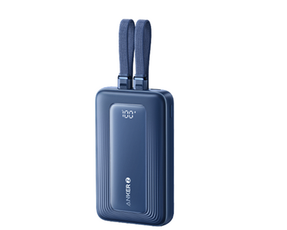 Sandsberg | 2024 Neue Schnelllade-Powerbank, 20.000mAh hohe Kapazität mit eingebautem Kabel