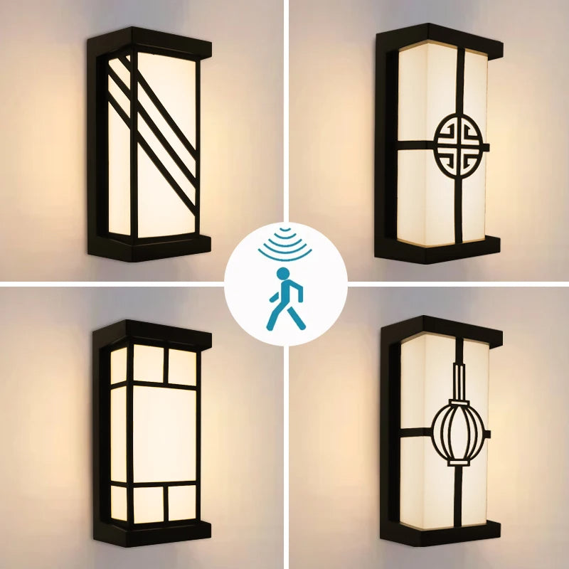 Sandsberg | LumeRadar – Moderne LED-Außenwandleuchte mit IP65 wasserdicht und Bewegungsradarsensor