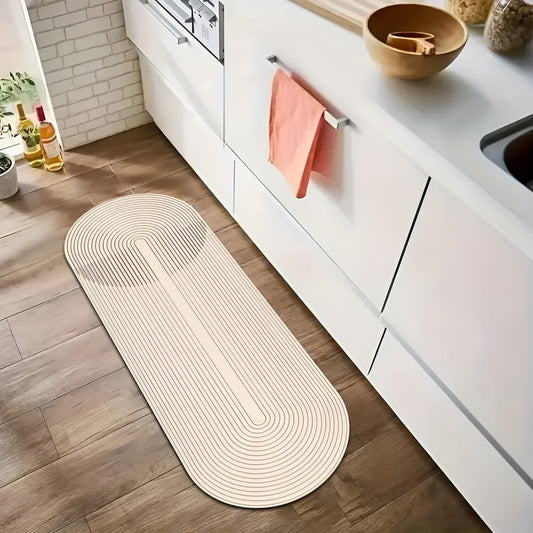 Sandsberg | AquaStone Diatomit Badmatte – Ultra saugfähig, rutschfest & weich