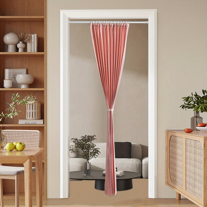Sandsberg | Bunte magnetische Faltenvorhang – Einfache Dekoration, platzsparender Raumteiler für Zuhause und Geschäft – Lebhaftes künstlerisches Design, maschinenwaschbares Polyester