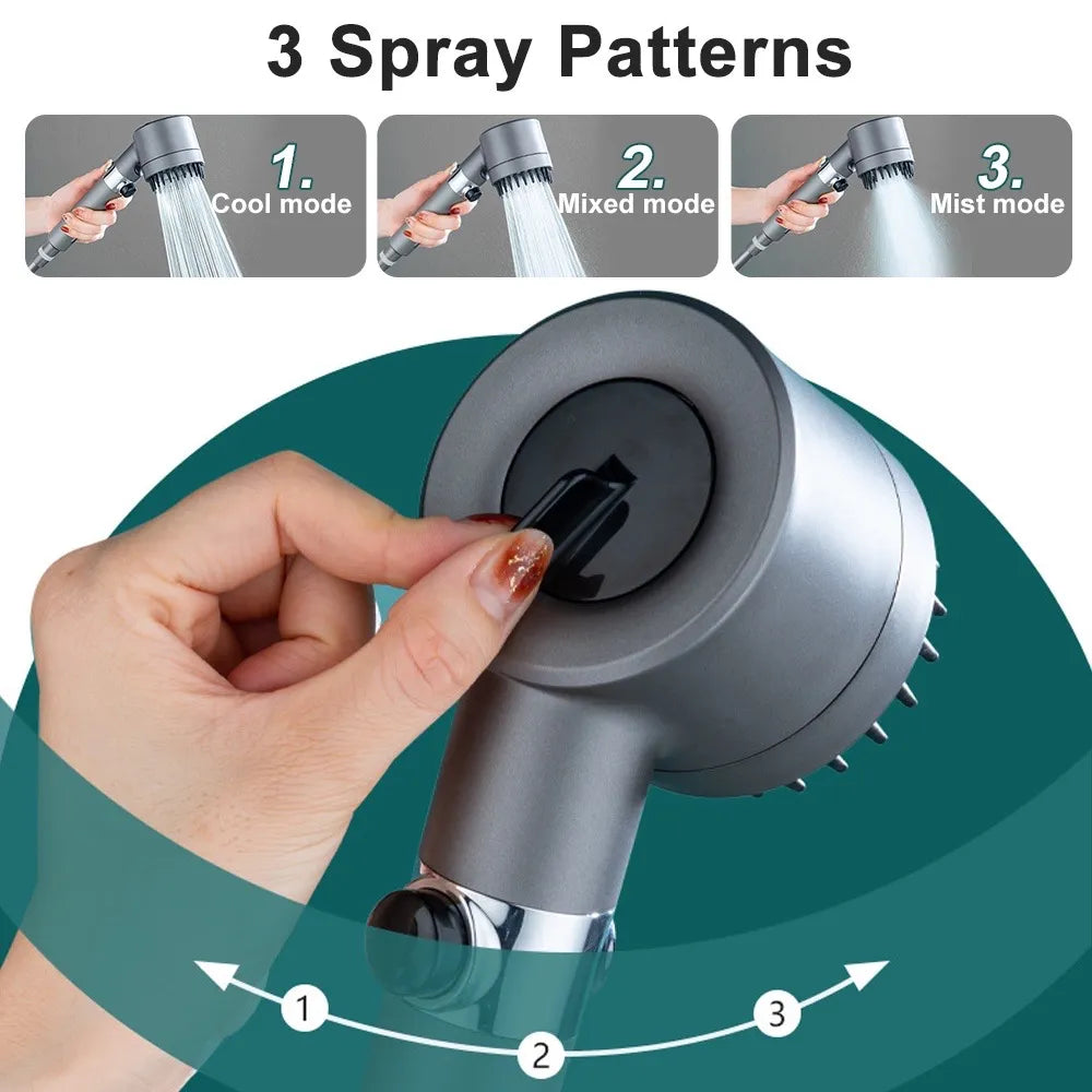 Sandsberg | Duschkopf – PowerSpray – erhöhter Druck – Spa-Erlebnis