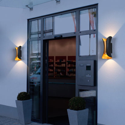 LED-Up- und Down-Beleuchtung, wasserdichtes, strombetriebenes LED-Außenlicht