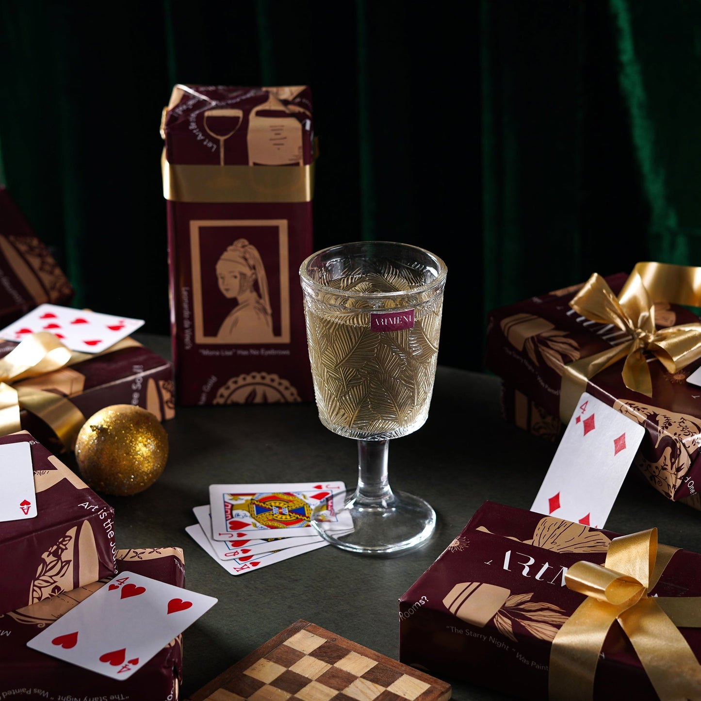Künstlerische Ambrosia Kelch Geschenkbox