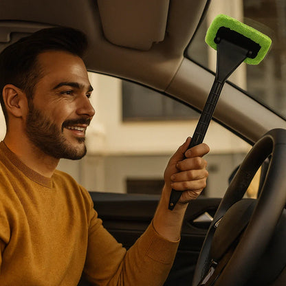 Sandsberg | Praktischer Mikrofaser Windschutzscheiben Reiniger