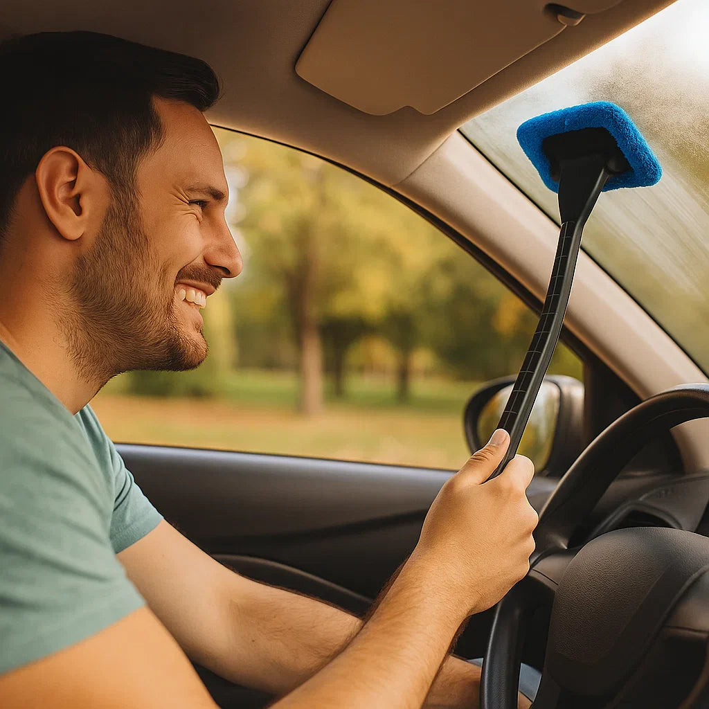 Sandsberg | Praktischer Mikrofaser Windschutzscheiben Reiniger