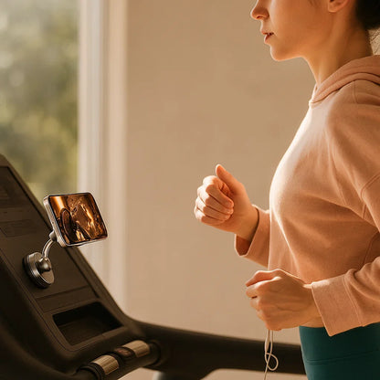 Sandsberg | Magnetischer Saugnapf - Ausziehbarer 360° Telefonhalter mit Vakuumverschluss