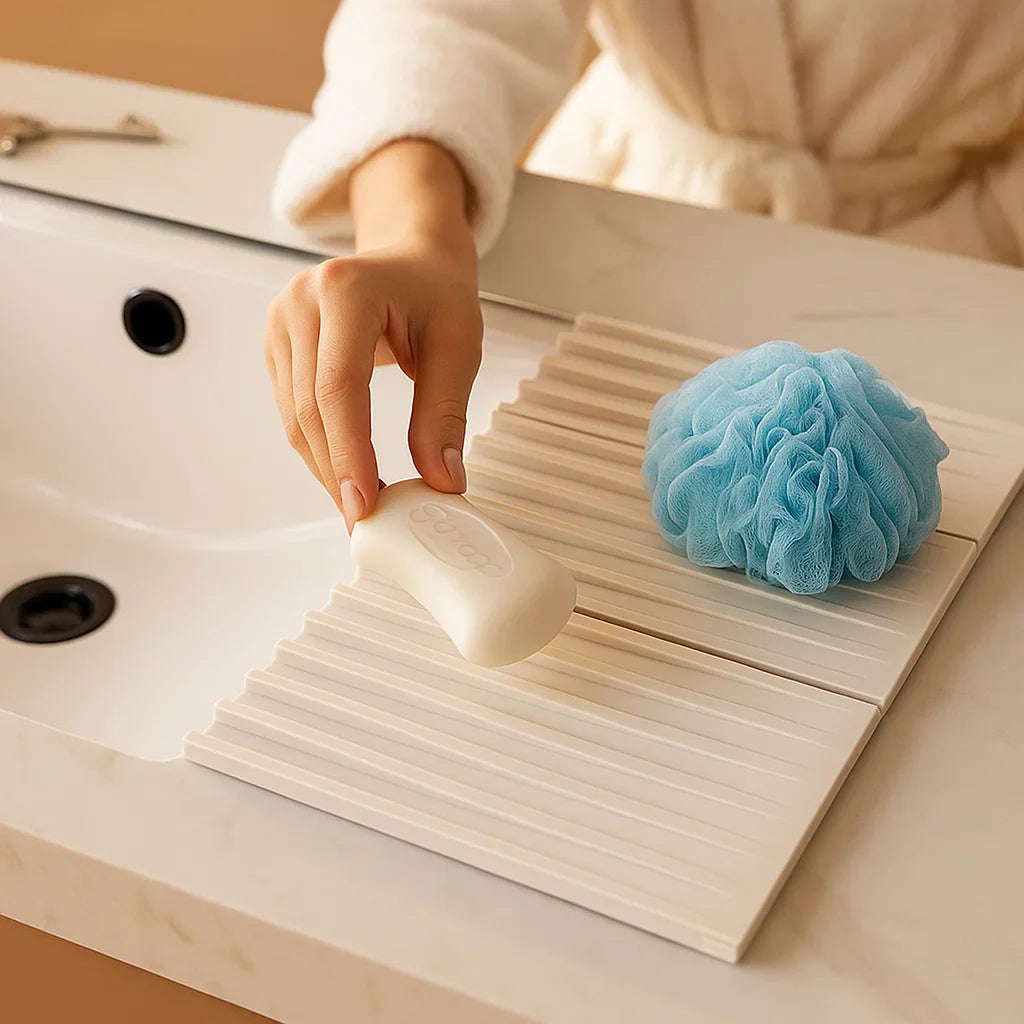 Sandsberg | Faltbare Silikontropfmatte - Hitzebeständiges Design