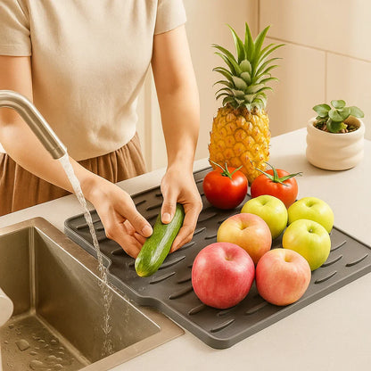 Sandsberg | Abgeschrägte Silikontropfmatte - Hitzebeständig und Rutschfest