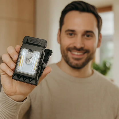 Sandsberg | Praktische Klip Solar Lampe mit Bewegungssensor