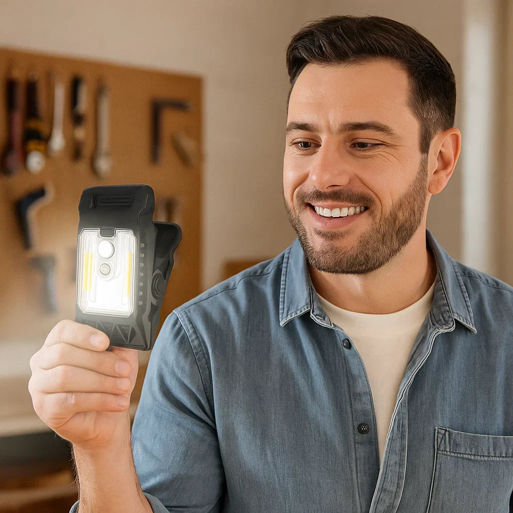 Sandsberg | Praktische Klip Solar Lampe mit Bewegungssensor