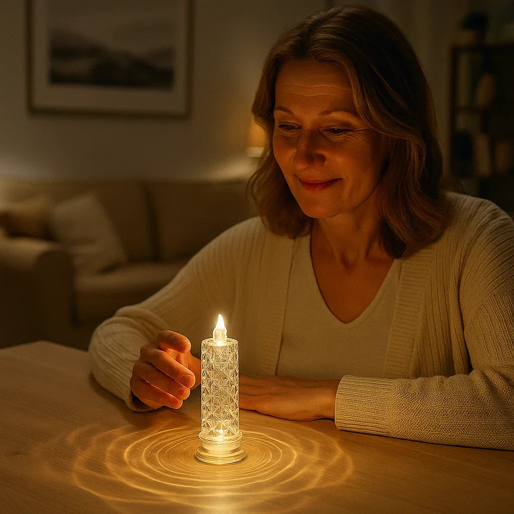 Sandsberg | LED Kristall Kerzen Licht