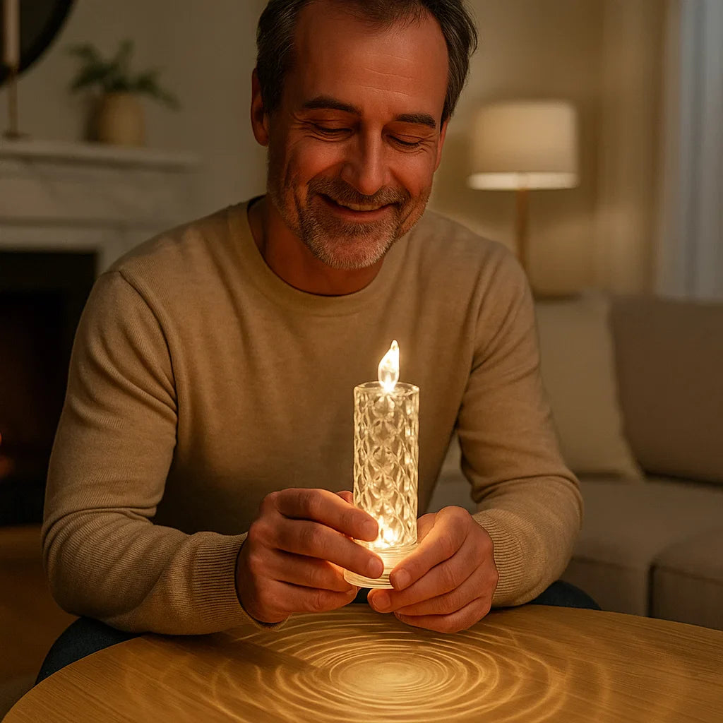 Sandsberg | LED Kristall Kerzen Licht