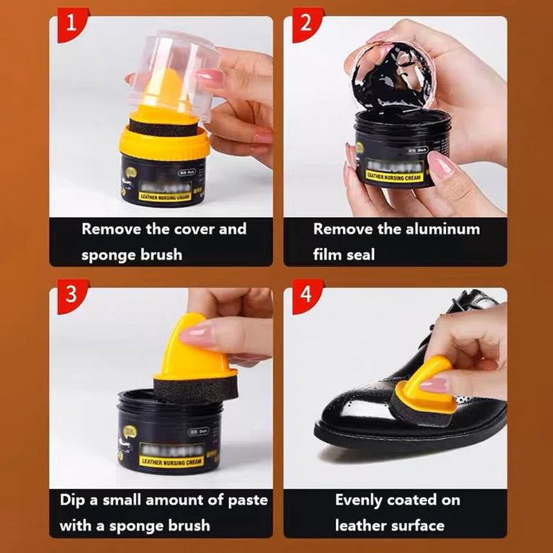 Leder Reparaturcreme Flüssig Schuhpolitur
