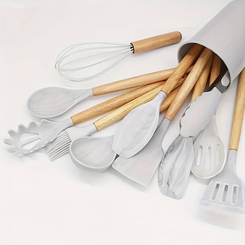 Canaya - Luxe Silikon Küchengeräte Set (12-teilig)