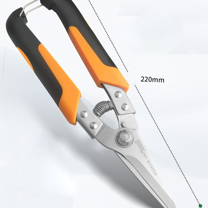 Schwere Edelstahl-Industriescheren – Präzises Schneiden von Metall, PVC, Blech, Ergonomischer Griff, Rostbeständig, Ideal für professionelle & DIY-Projekte