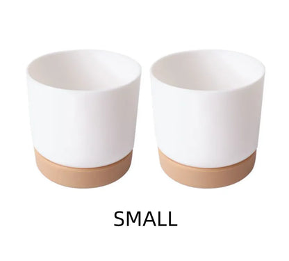 Sandsberg | Selbstbewässernder Blumentopf für Orchideen und Pflanzen – Kunststoff Pflanzgefäß