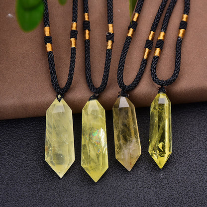 Sandsberg | Natürliche Kristall-Amethyst-Heilungs-Halskette - Lyra
