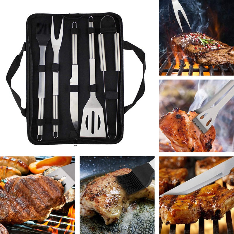 Sandsberg | BBQ Grill Werkzeug Set Grill Werkzeuge Outdoor Camping Kochwerkzeug Set