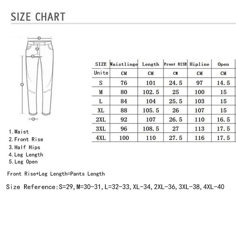 Herrenhose Retro-Waschanlage Reißverschluss Stretch Jeans
