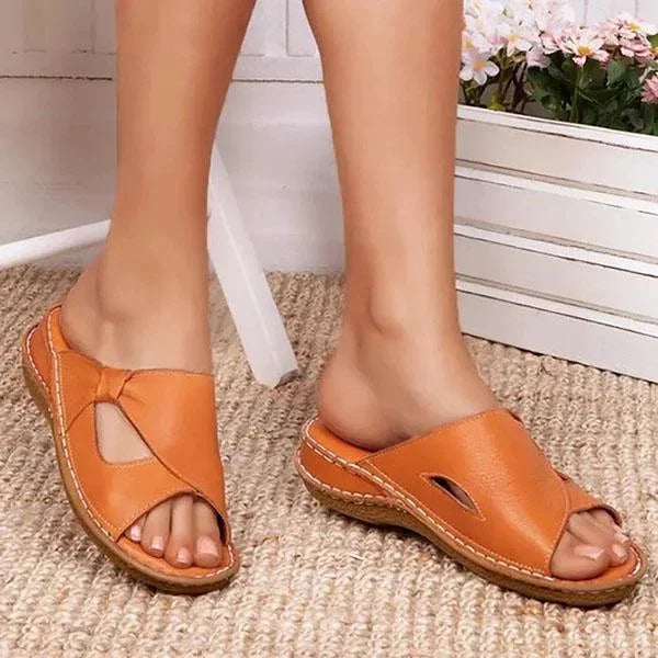 🔥49% RABATT – Ledersandalen mit Fußgewölbeunterstützung