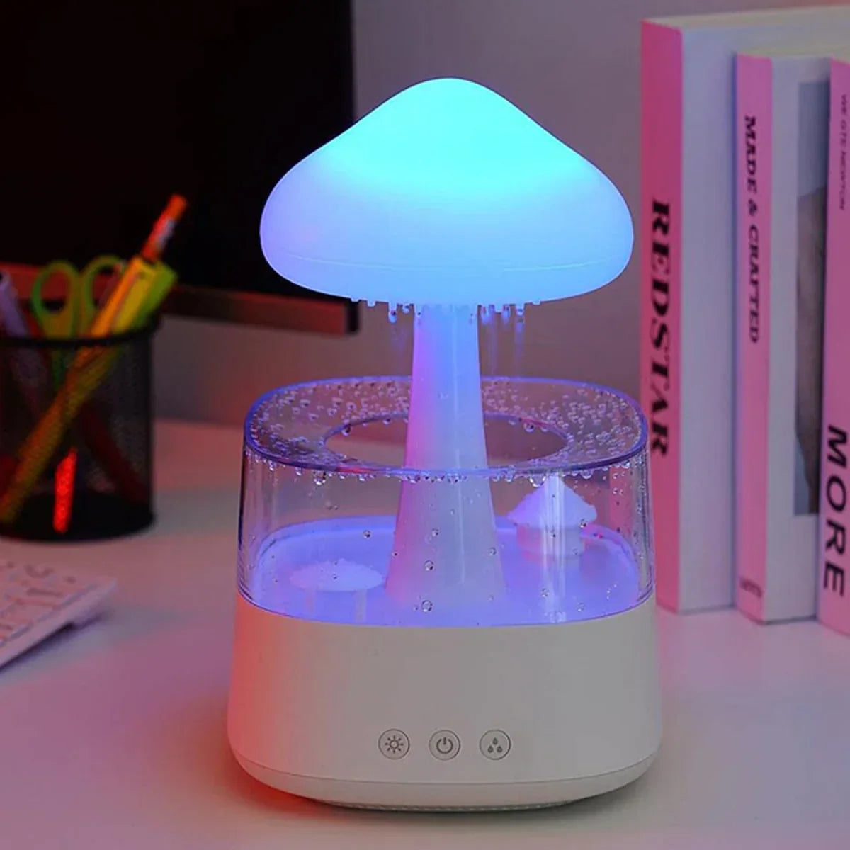 Stylische CalmCloud - Luftbefeuchter mit Nachtlicht