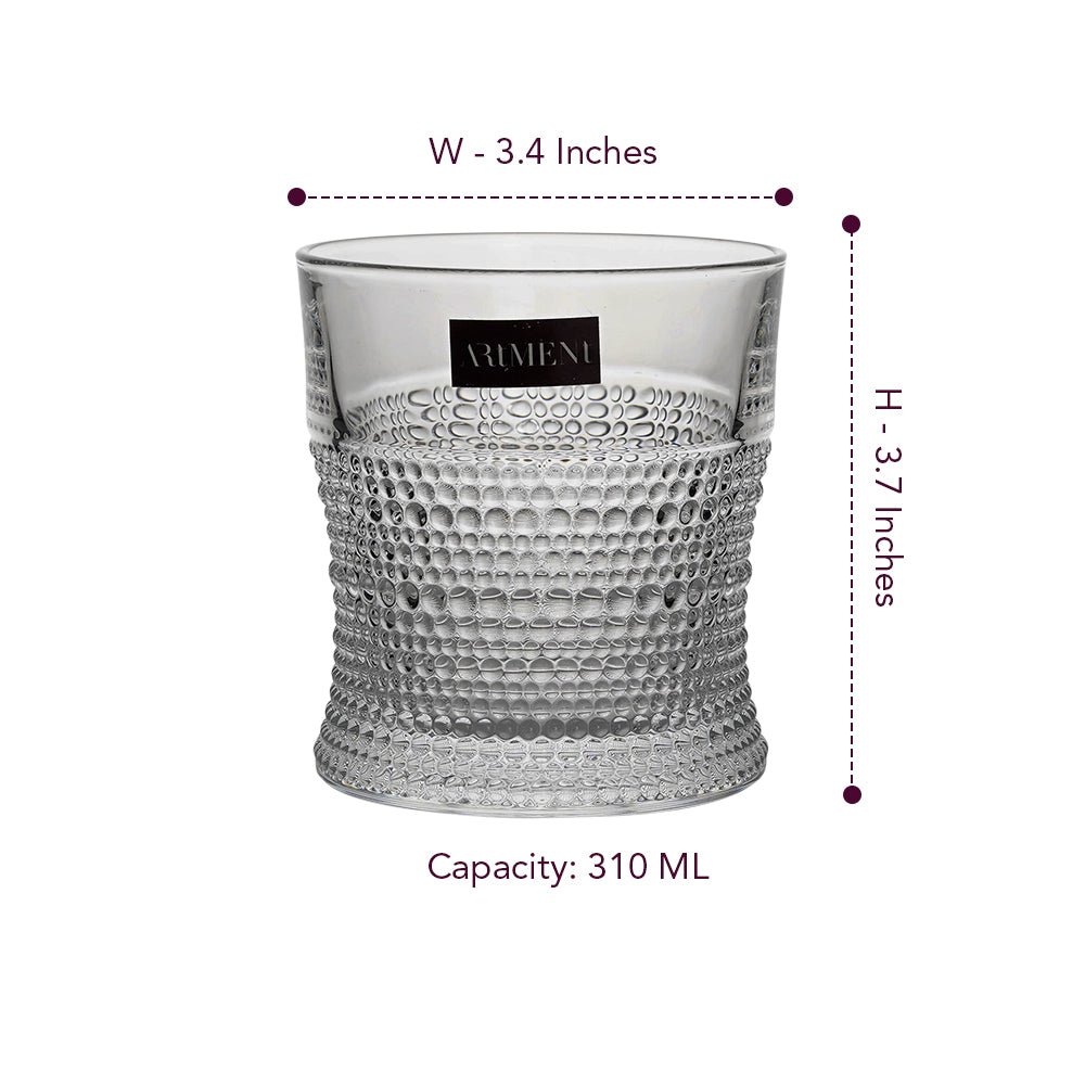 Bohemian Perlen Tropfen Whiskey Becher Set