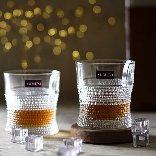Bohemian Perlen Tropfen Whiskey Becher Set