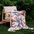 Decke mit geometrischem Design im Boho-Stil