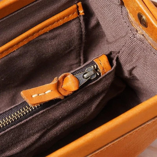 Echtes Leder Retro Handmade Tasche