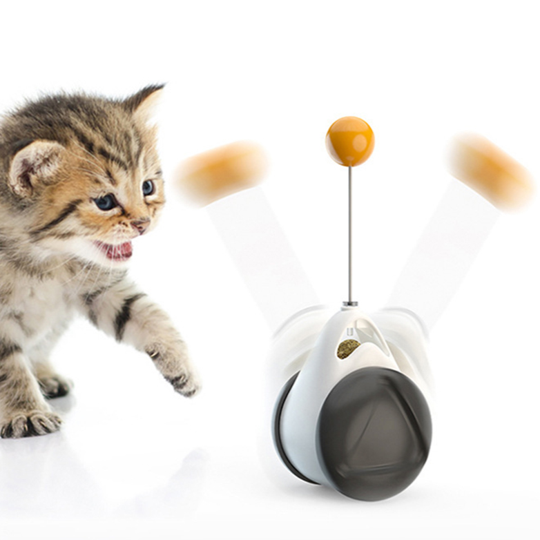 Ausbalanciertes Rad schwingender Ball Katzenspielzeug