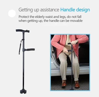 Sandsberg | Praktische Klapbare Gehhilfe für Senioren und Beinträchtige Personen