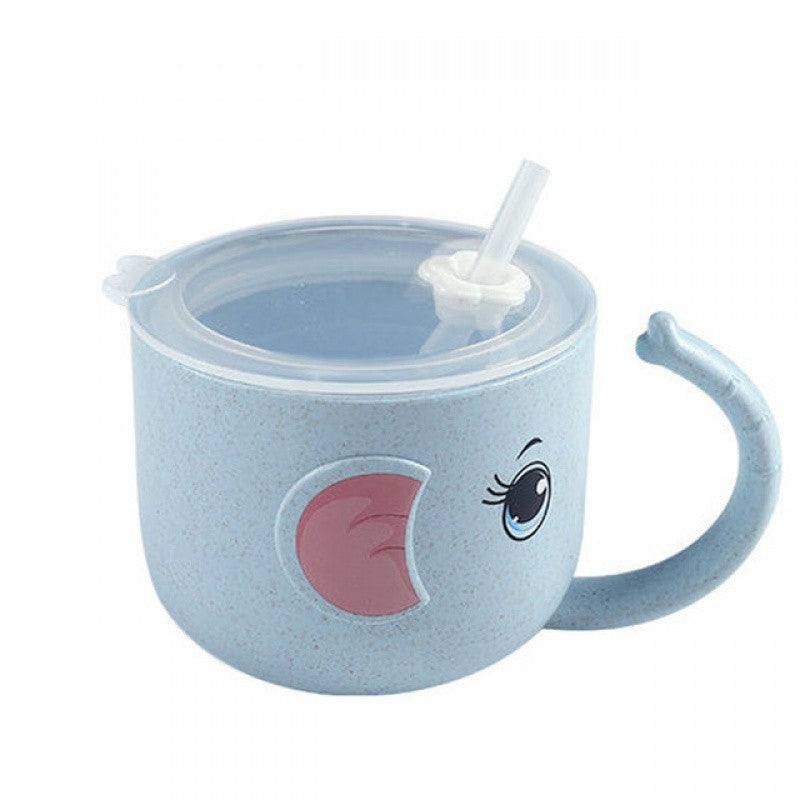 Elefanten Becher mit Strohhalm Babys