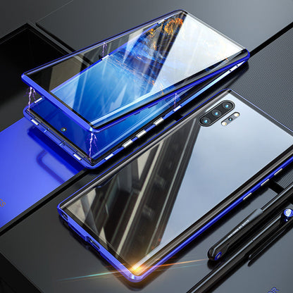 Sandsberg gehärtetes Glas Doppelseitige Handyhülle für Samsung