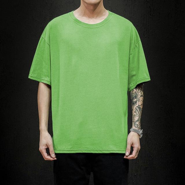 Sommer Einfarbig T-Shirt