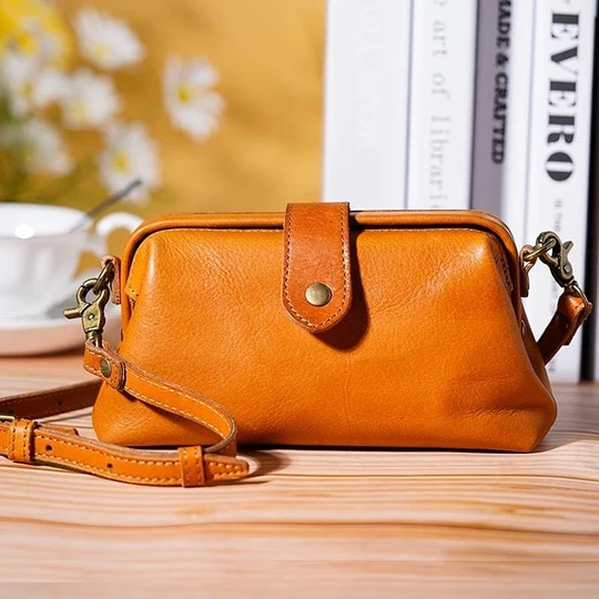 Echtes Leder Retro Handmade Tasche