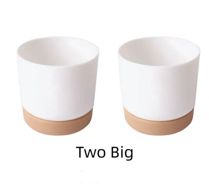 Sandsberg | Selbstbewässernder Blumentopf für Orchideen und Pflanzen – Kunststoff Pflanzgefäß