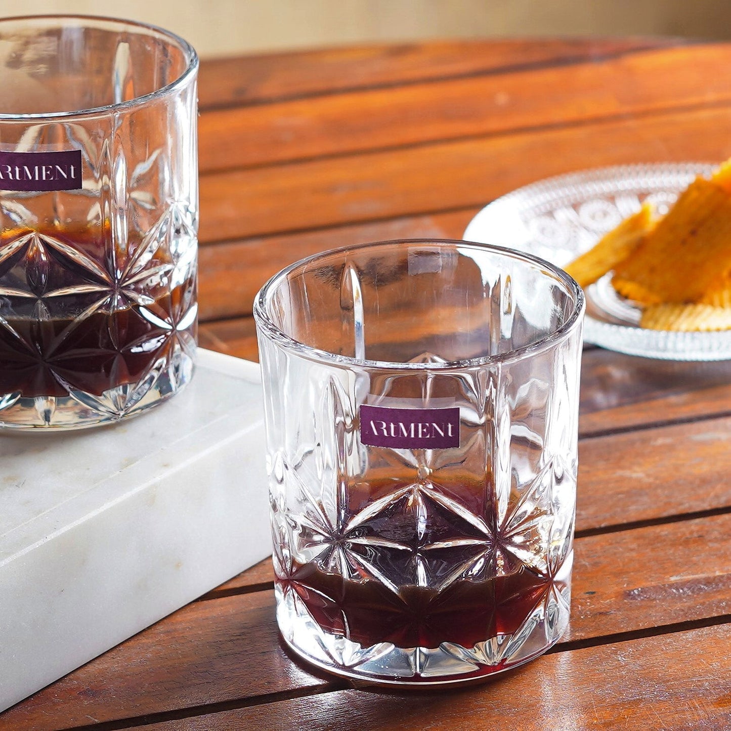Carved Classics Whiskey Gläser