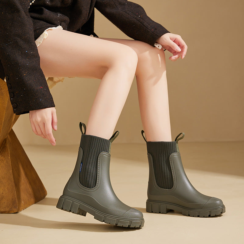 Sandsberg | Gummistiefel - Wasserdicht mit rutschfester Sohle, Perfekt für regnerisches Wetter