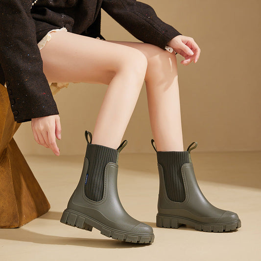 Sandsberg | Gummistiefel - Wasserdicht mit rutschfester Sohle, Perfekt für regnerisches Wetter