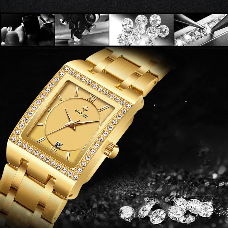 Grip Love Belt Uhr mit Diamanten