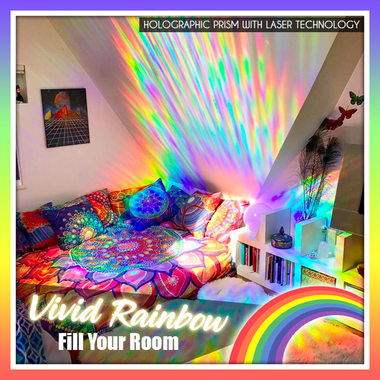3D Regenbogen Fensterfolie