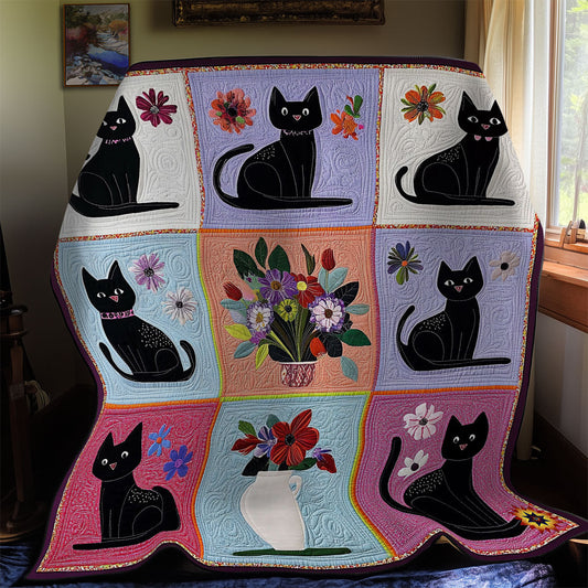 Blumenvasen Schwarze Katze Decke