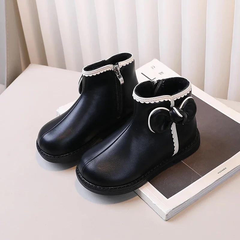 Casual-Schuhe für Mädchen: Süße Bogen-Stiefeletten - TSS289