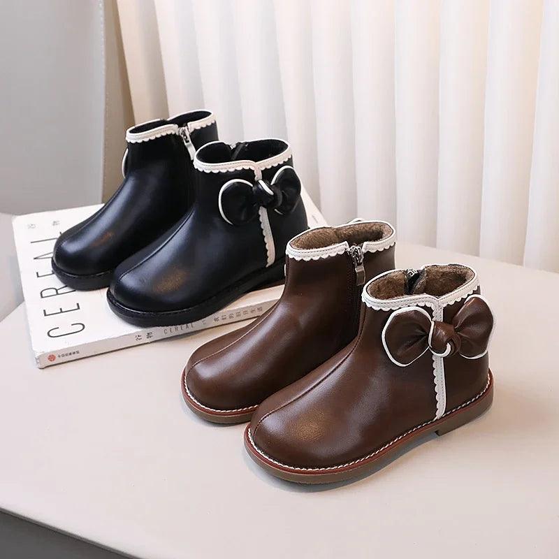 Casual-Schuhe für Mädchen: Süße Bogen-Stiefeletten - TSS289