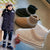 Casual Schuhe - Dicke Fell Knöchel Socken Stiefel - TSS245