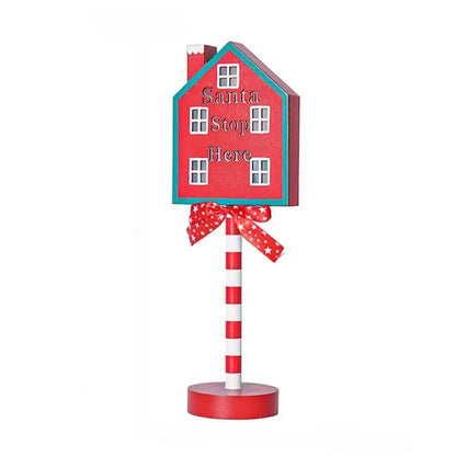 Sandsberg | Weihnachts-LED-Holz-Schreibtischschildlichter – Schaffen Sie eine festliche Atmosphäre für Ihre Feiertagsfeiern