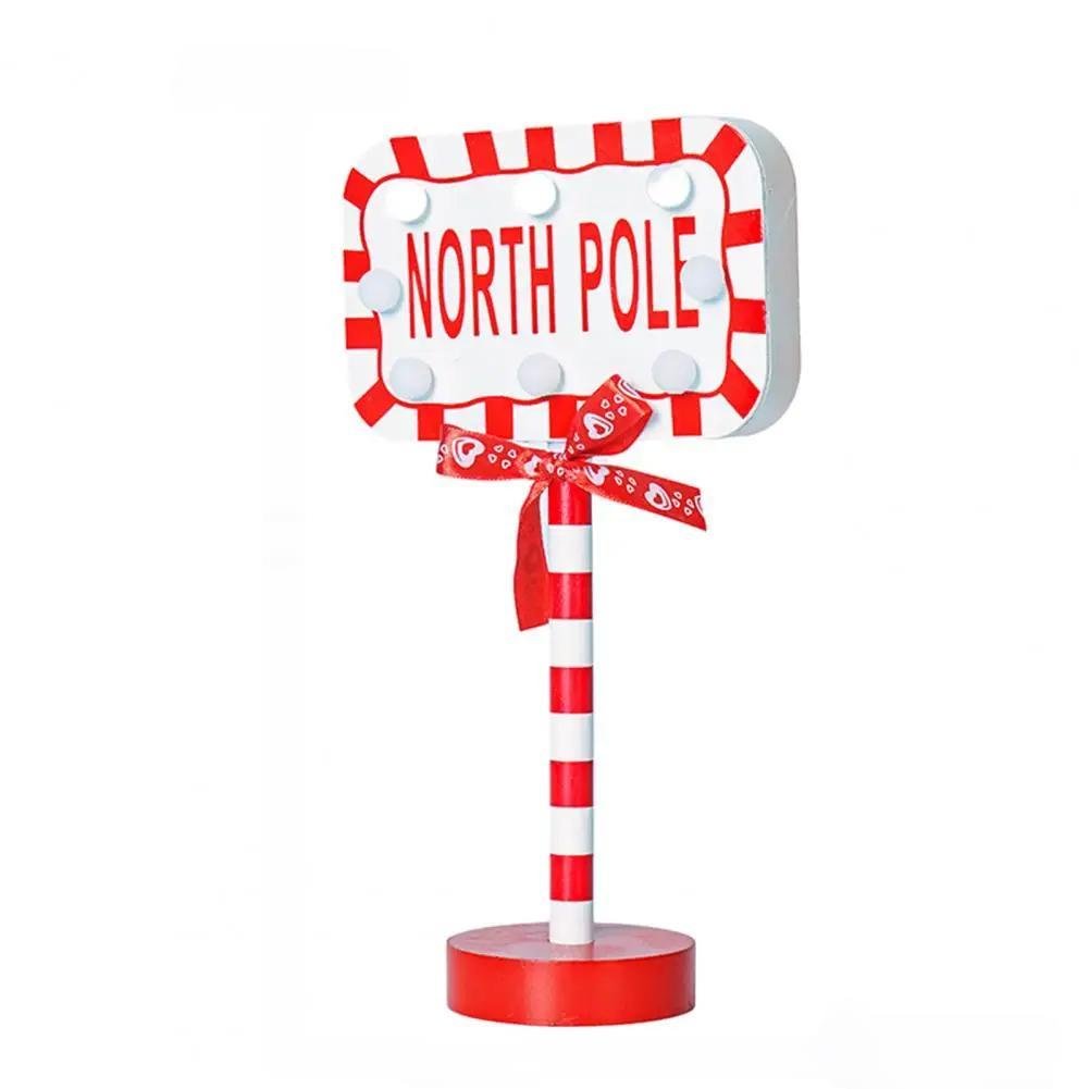 Sandsberg | Weihnachts-LED-Holz-Schreibtischschildlichter – Schaffen Sie eine festliche Atmosphäre für Ihre Feiertagsfeiern